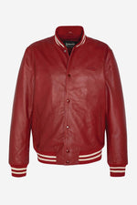 Schott's LCTEDDYS23: a red lambskin teddy jacket for all seasons. - Image n°5