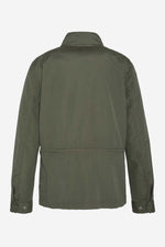Khaki military multi-pocket jacket - Image n°2