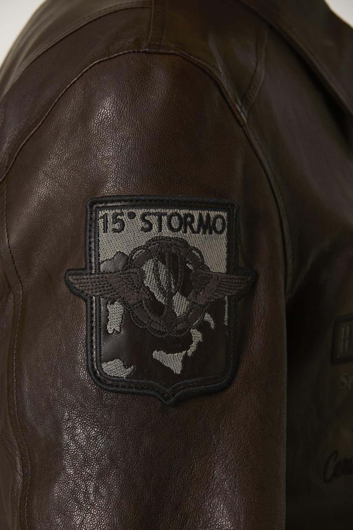 15° Stormo leather jacket made in Italy - Image n°10