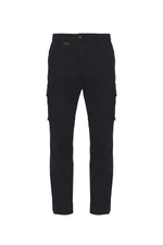 Dark blue cargo aviator pants - Image n°7