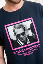 Steve McQueen Navy Blue Printed T-Shirt - Image n°2