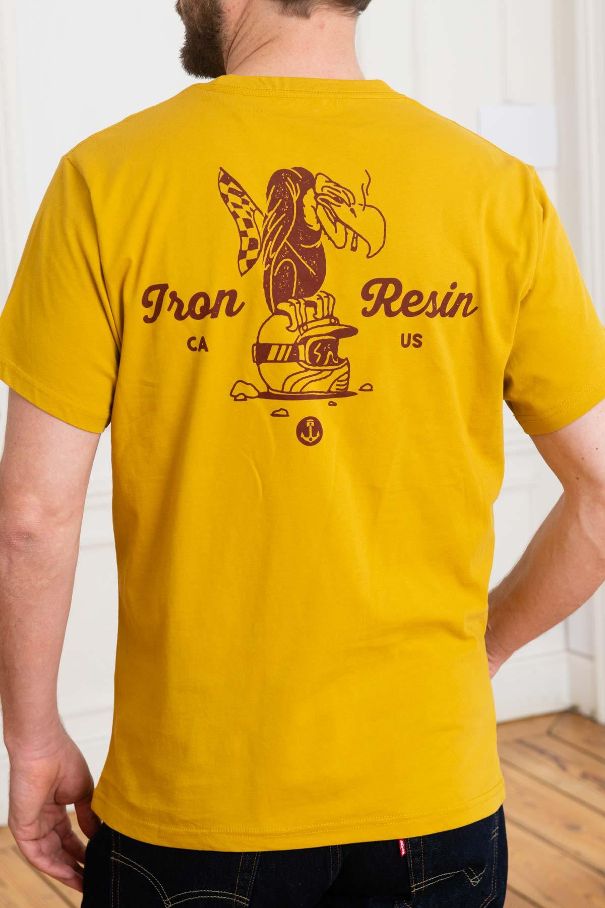 Yellow Printed Cotton T-Shirt - Image n°2