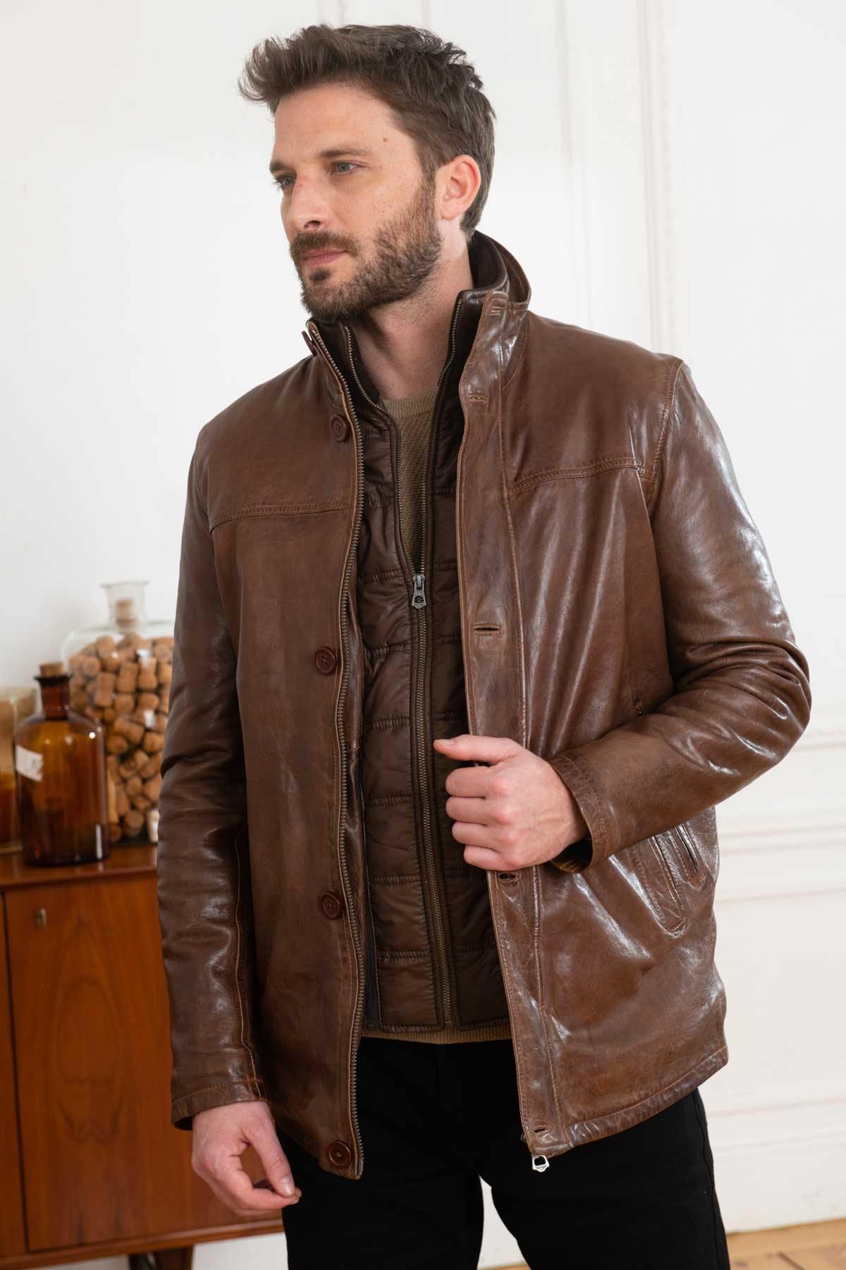 Daytona's bison lambskin jacket-warm, durable, and timeless. - Image n°4