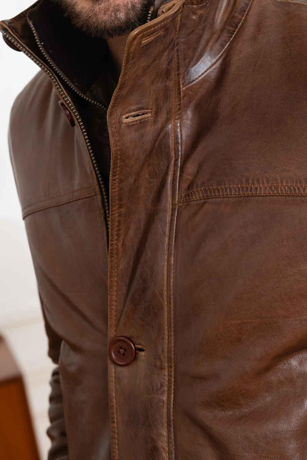 Daytona's bison lambskin jacket-warm, durable, and timeless. - Image n°7