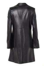 Long blazer for Women in lambskin - Image n°4