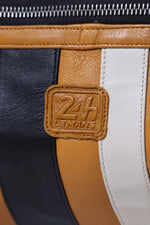 Le Mans 1923 travel bag in yellow leather - Image n°3