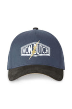 Blue and black cap with yellow lightning bolt - Image n°2
