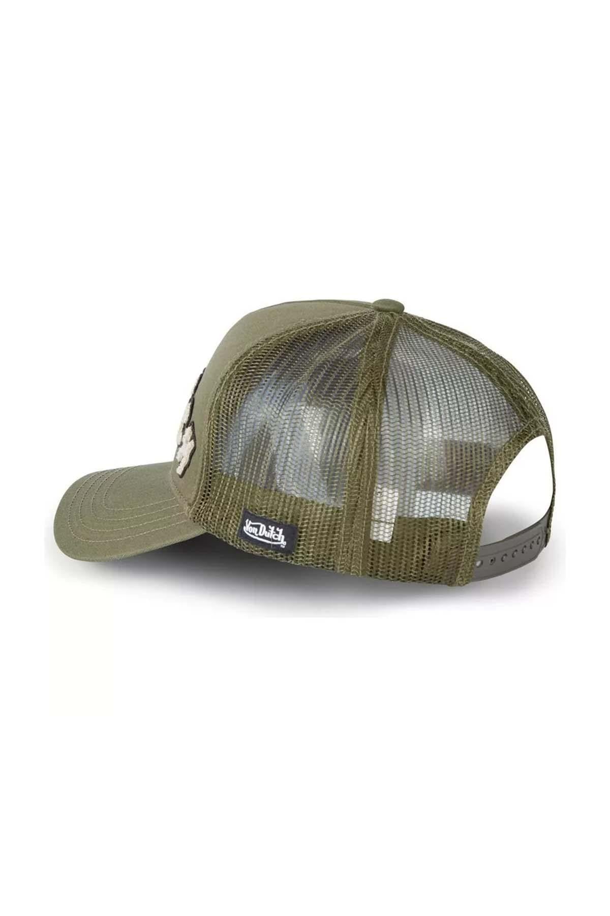 Cap with khaki mesh - Image n°5