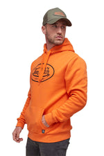 Men's orange hoodie - Image n°2