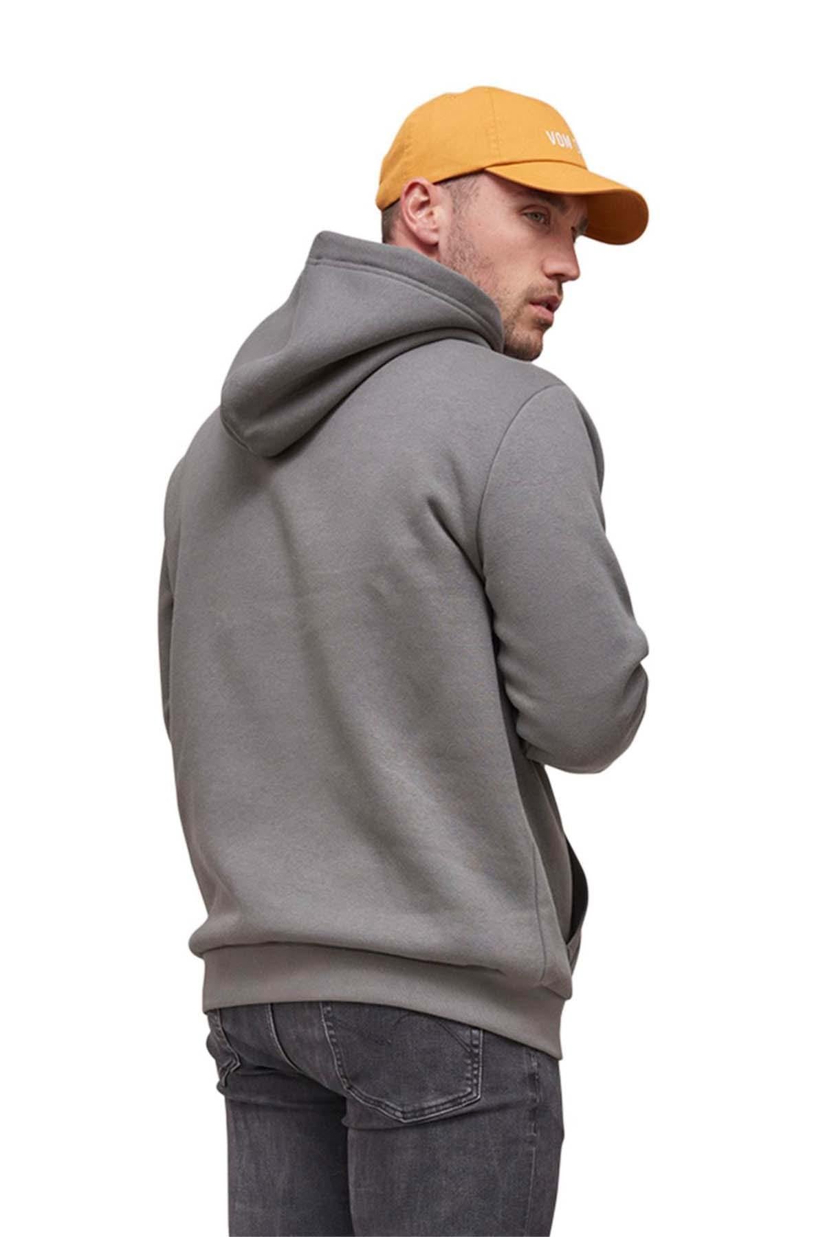 Men's gray hoodie - Image n°3