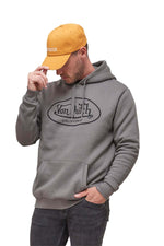 Men's gray hoodie - Image n°1