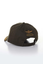Men's yellow green embroidered cap - Image n°2