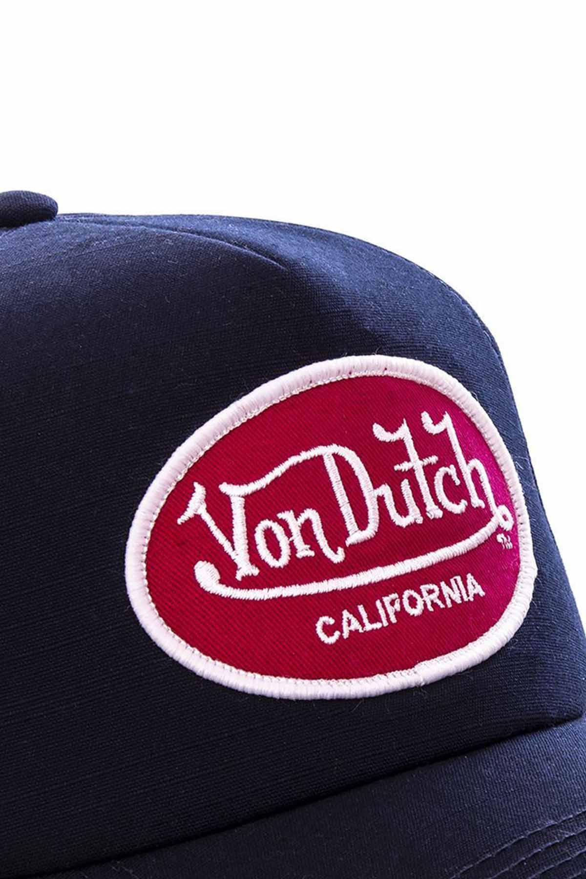 Navy blue cap with red and white logo - Image n°2