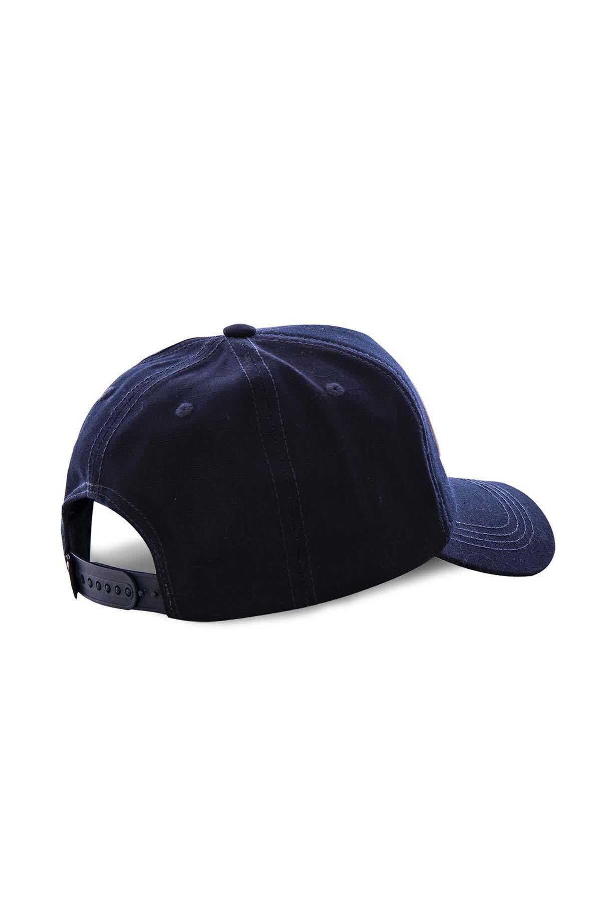 Navy blue cap with red and white logo - Image n°4