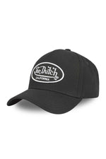 Black cap with white logo - Image n°1