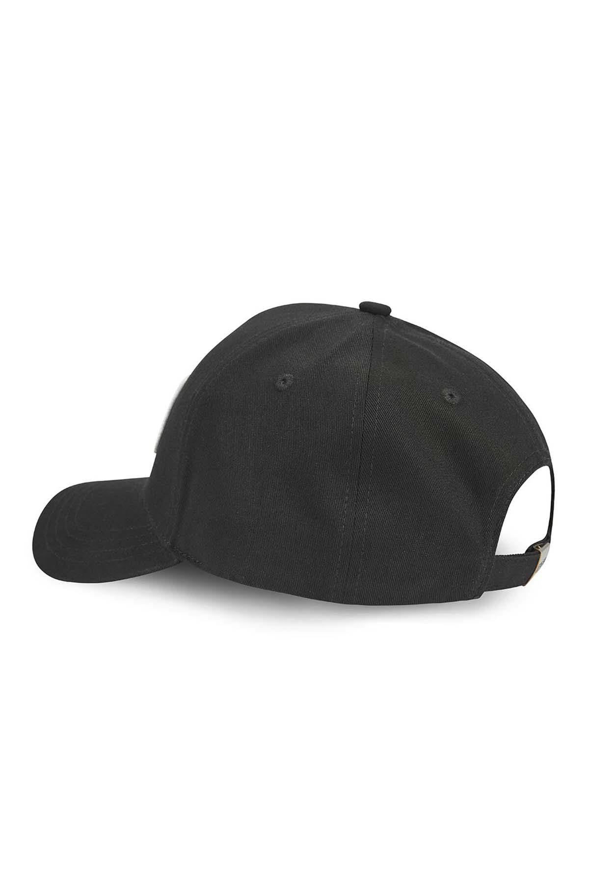 Black cap with white logo - Image n°4