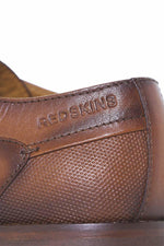 Cognac dress shoes for men - Image n°6