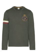Long-sleeved cotton T-shirt with embroidery - Image n°5