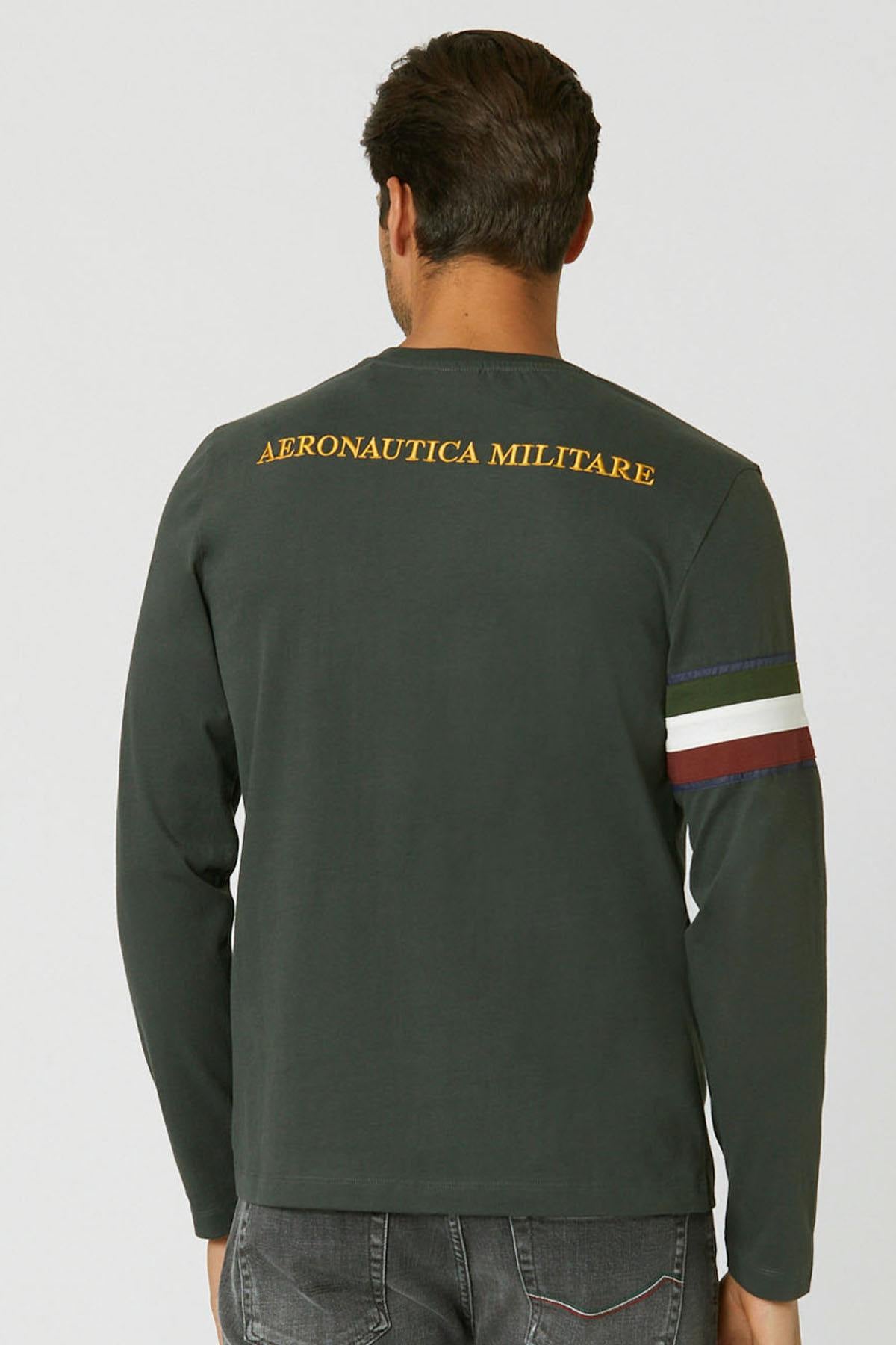 Long-sleeved cotton T-shirt with embroidery - Image n°2