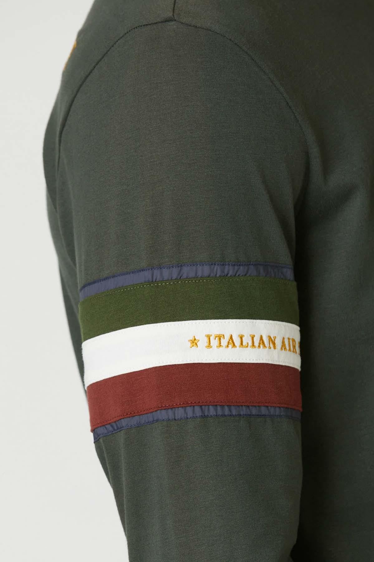 Long-sleeved cotton T-shirt with embroidery - Image n°4