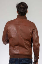 Premium sheepskin bomber with RAF embroidery and a cosy, regular cut. - Image n°3
