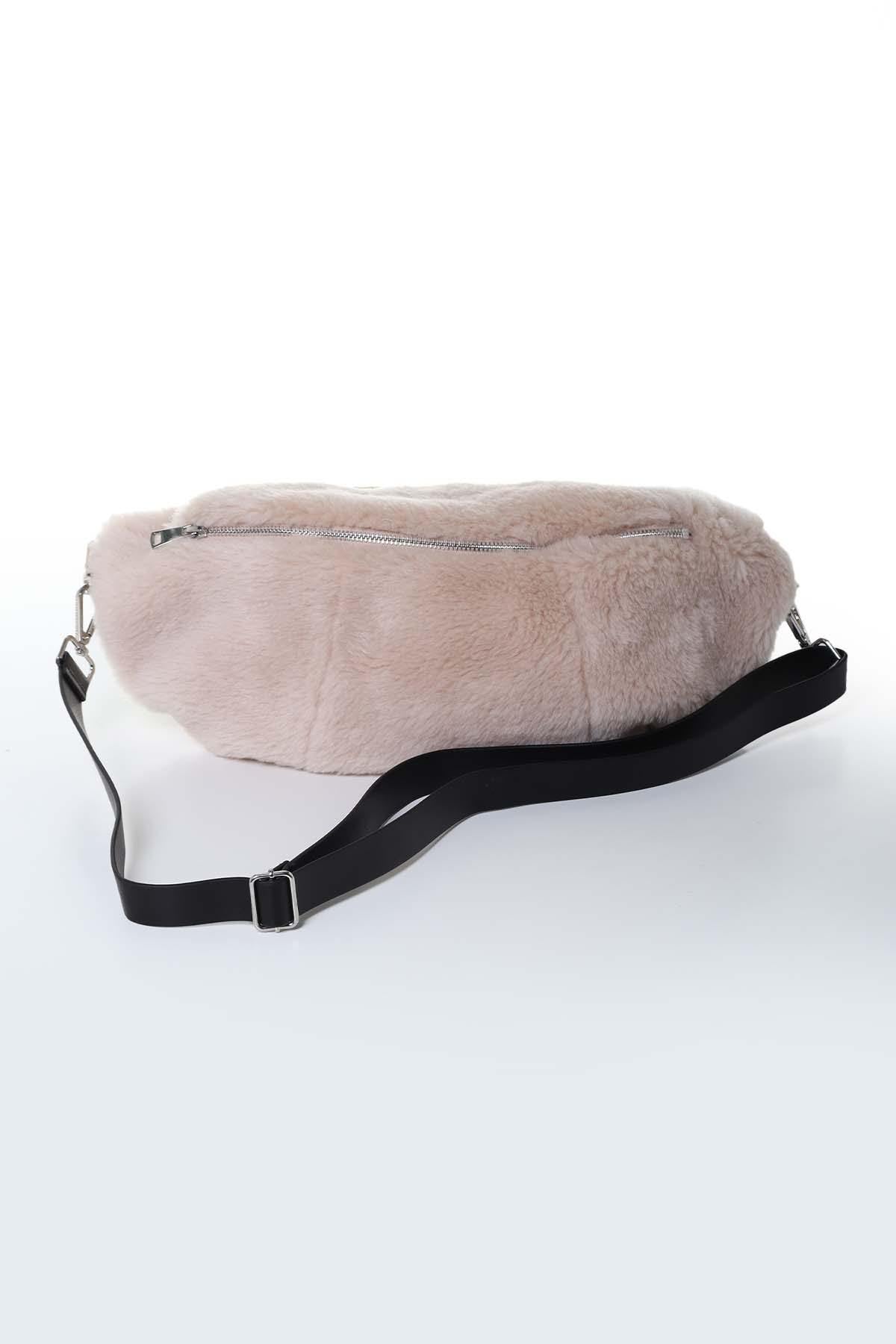 Coffee-colored wool bag for women - Image n°4