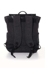 Anthracite backpack with patch - Image n°4