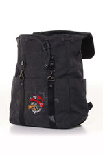 Anthracite backpack with patch - Image n°3