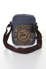Blue vintage style bag - Image n°1