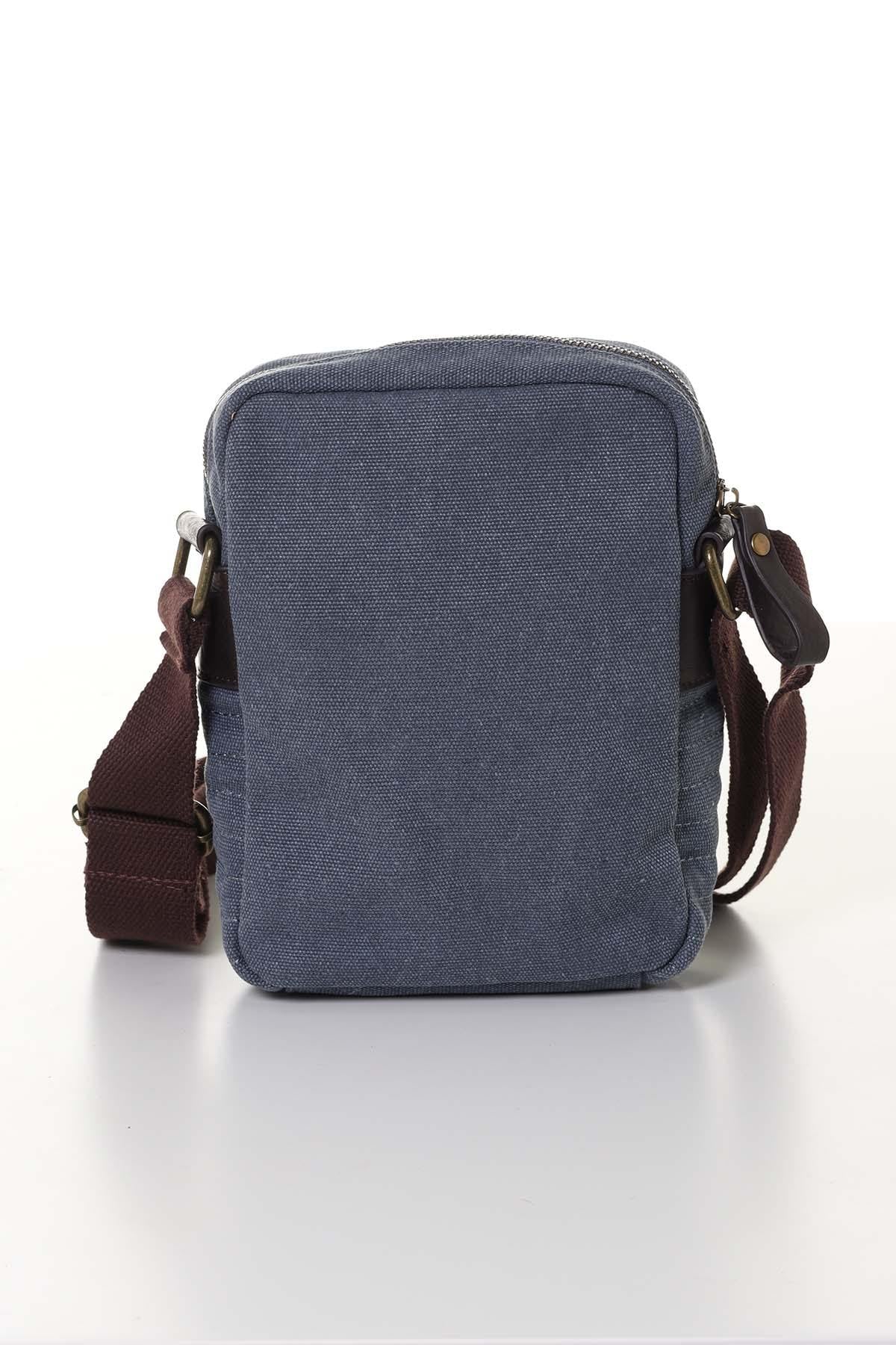 Blue vintage style bag - Image n°2