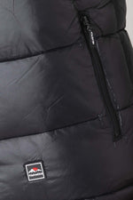 Black nylon sleeveless down jacket - Image n°9