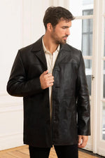 Schott's lambskin jacket: mid-length, buttoned, quilted for autumn. - Image n°6