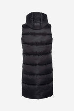 Long sleeveless down jacket for women - Image n°2