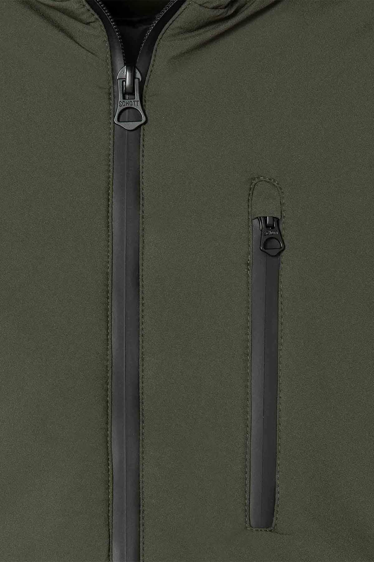 Men's long khaki parka - Image n°3