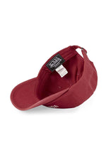 Red embroidered cotton cap - Image n°6
