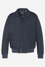 Textile bomber with faux fur collar - Image n°3