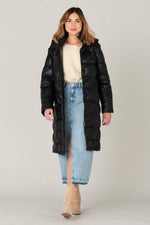 Black sheep leather jacket by Oakwood, warm for cold seasons. - Image n°2