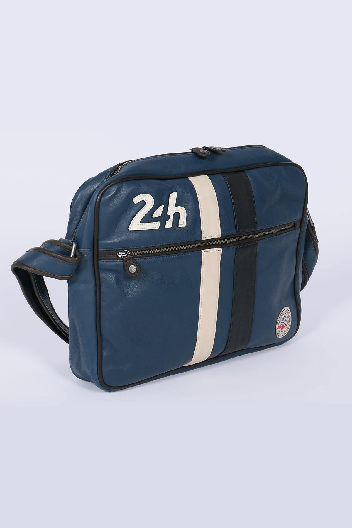 Royal blue racing shoulder bag - Image n°4