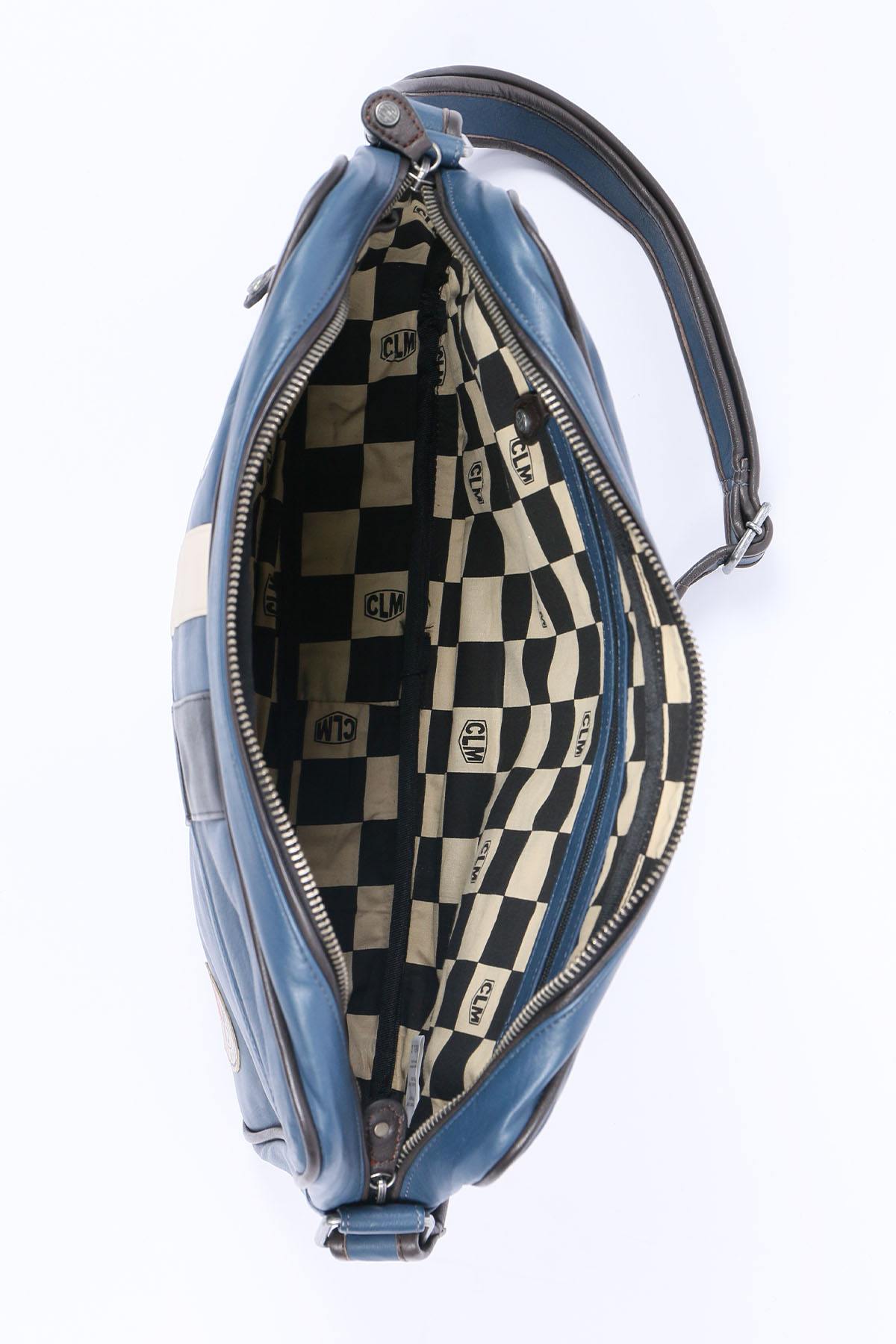 Royal blue racing shoulder bag - Image n°3