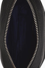 Small Charles bag in black grained leather - Image n°4