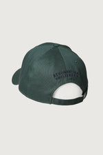 Blue cotton cap with logo - Image n°2