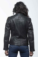 Black sheep leather jacket inspired by the 1959 24 Hours of Le Mans. - Image n°4