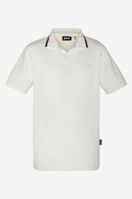 White cotton polo shirt - Image n°4