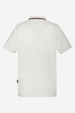 White cotton polo shirt - Image n°6