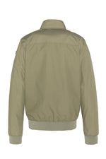 Schott Kenny bomber: sage khaki fleece, MA-1 pocket, ribbed trims. - Image n°5