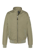 Schott Kenny bomber: sage khaki fleece, MA-1 pocket, ribbed trims. - Image n°9