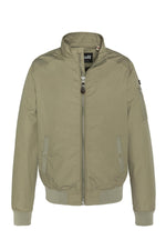 Schott Kenny bomber: sage khaki fleece, MA-1 pocket, ribbed trims. - Image n°9