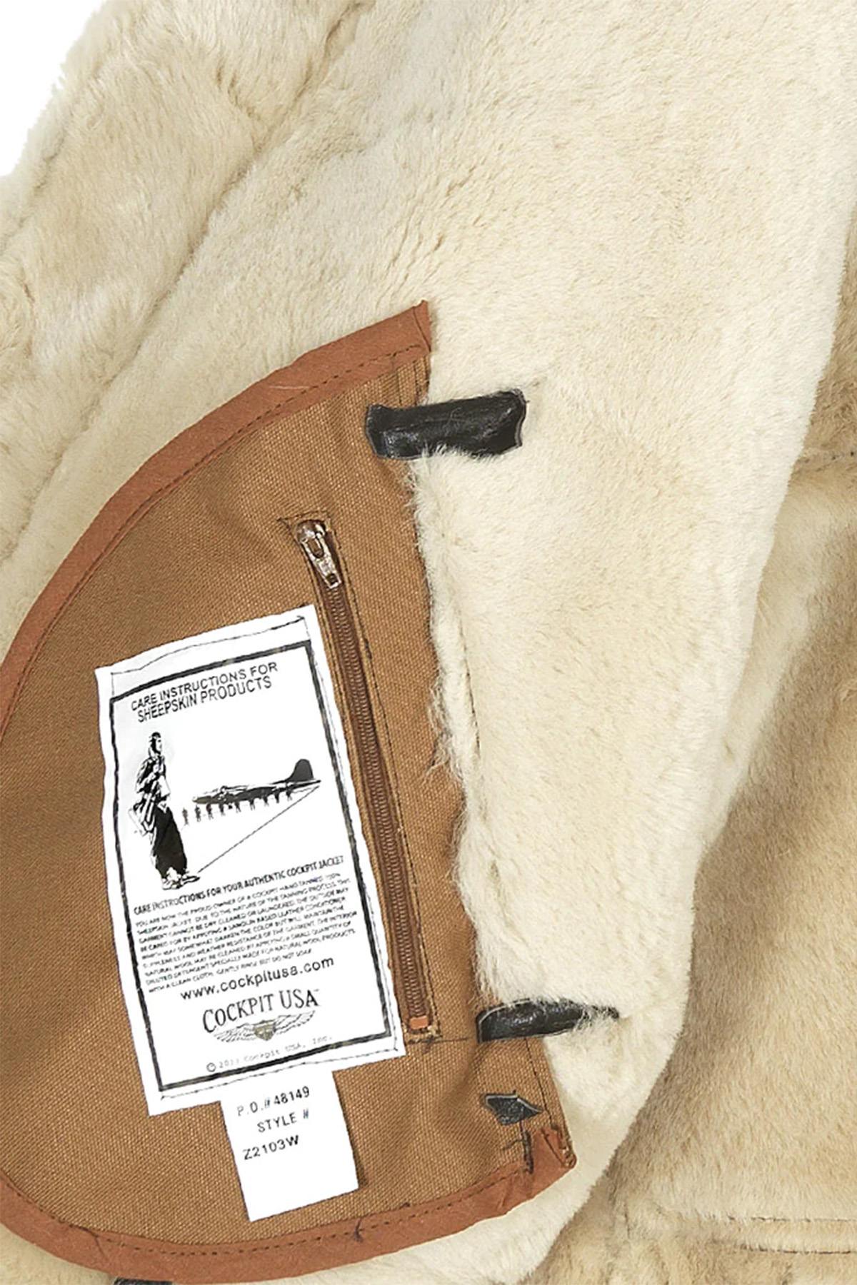 Thick shearling B-3: warmth and durability, a WWII aviation classic. - Image n°6