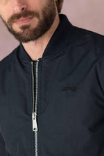 Navy blue nylon bombers - Image n°3