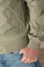 Khaki stardust jacket for men - Image n°9